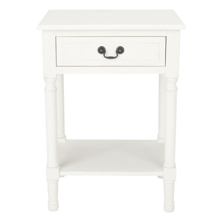 Safavieh Whitney 1 Drawer Accent Table, White ACC5705A